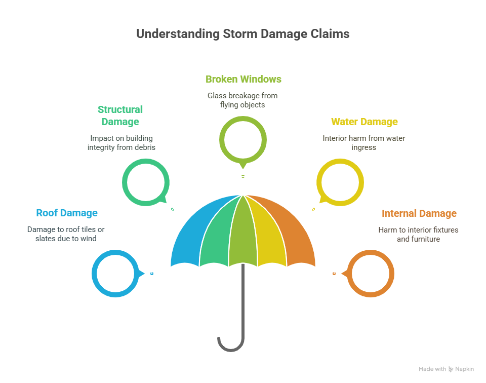 types of storm damage